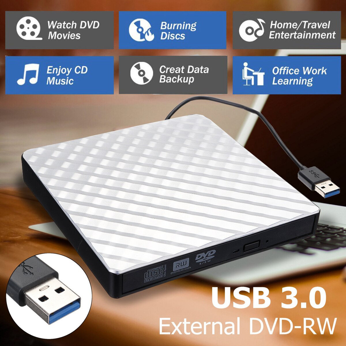 ܺ USB 3.0 DVD RW CD ,  ī ׷ ..